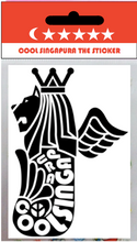 Load image into Gallery viewer, COOL SINGAPURA MERLION LUGGAGE STICKER