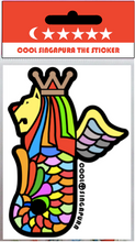 Load image into Gallery viewer, COOL SINGAPURA MERLION LUGGAGE STICKER