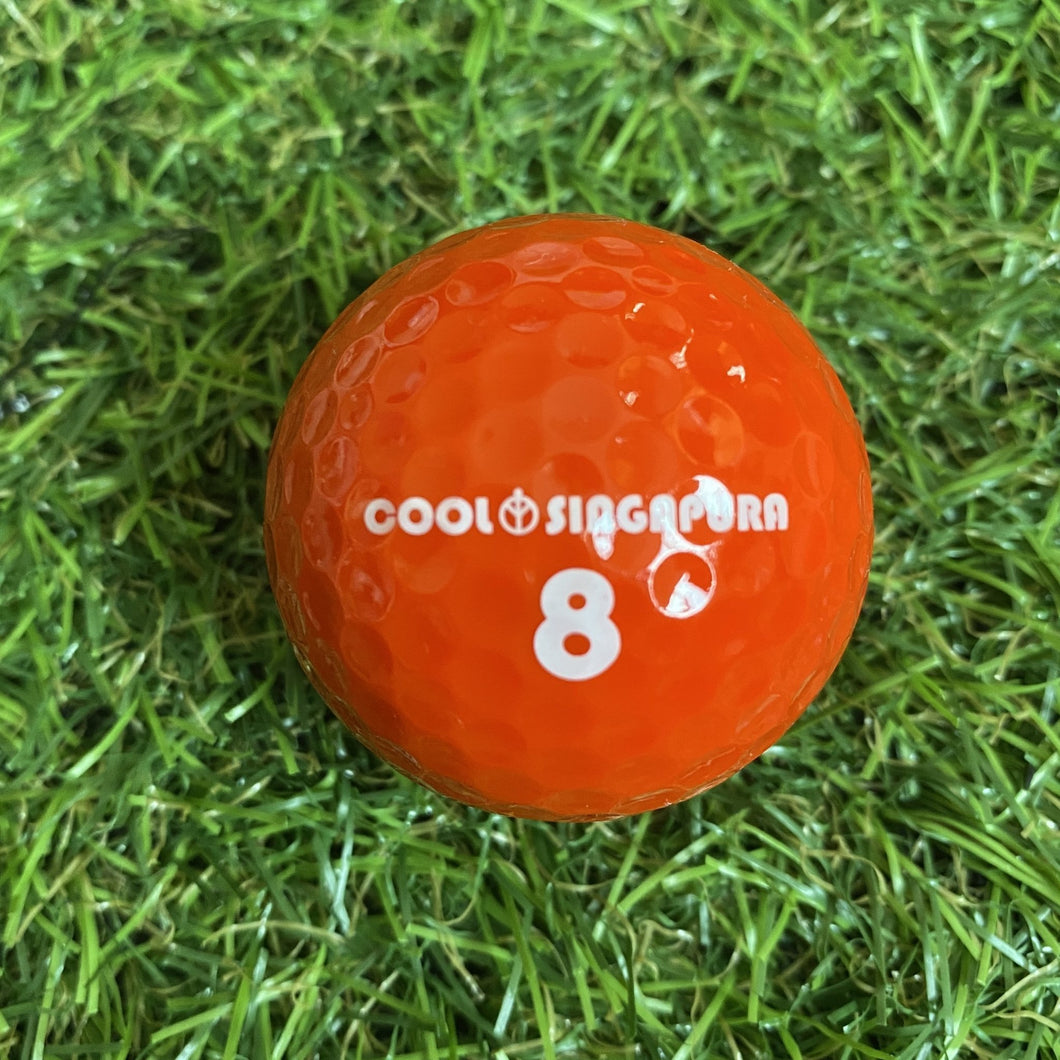 COOL SINGAPURA 3-PIECE GOLF BALL (RED) - Leyouki