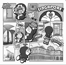 Load image into Gallery viewer, Doraemon Singapore Collection: Ceramic Mug 'Comic Strip' Black & White - Leyouki