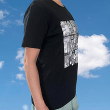 Load image into Gallery viewer, Doraemon Singapore Collection: T-shirt (Comic Strip, Black) - Leyouki