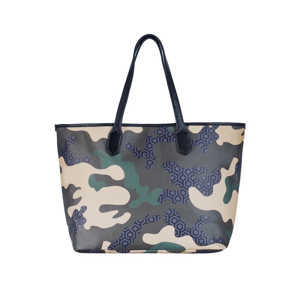 MISCHA JET SET TOTE - CAMO GREEN – Leyouki
