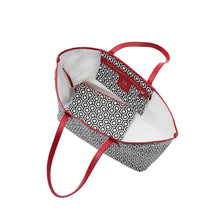 Load image into Gallery viewer, MISCHA JET SET TOTE - CLASSIC RED - Leyouki