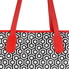 Load image into Gallery viewer, MISCHA JET SET TOTE - CLASSIC RED - Leyouki