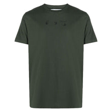Load image into Gallery viewer, Off-White Bolt Arrows print T-shirt Dark-Green - Leyouki