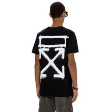 Load image into Gallery viewer, Off-White spray-print cotton T-shirt Black - Leyouki