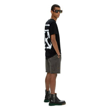 Load image into Gallery viewer, Off-White spray-print cotton T-shirt Black - Leyouki