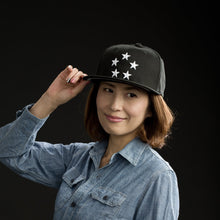 Load image into Gallery viewer, CLUB65 SNAPBACK CAP FIVE STARS - Leyouki
