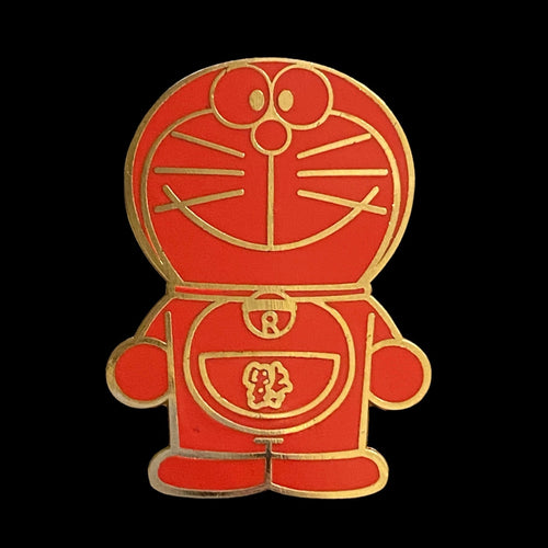 Doraemon Singapore Collection: Pin Badge 'Happiness' - Leyouki