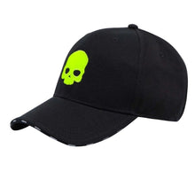 Load image into Gallery viewer, HYDROGEN SKULL CAP: Black x Fluo Yellow - Leyouki

