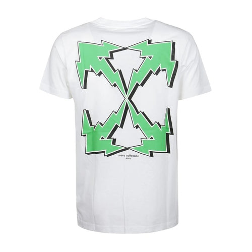 Off-White Bolt Arrows print T-shirt White - Leyouki