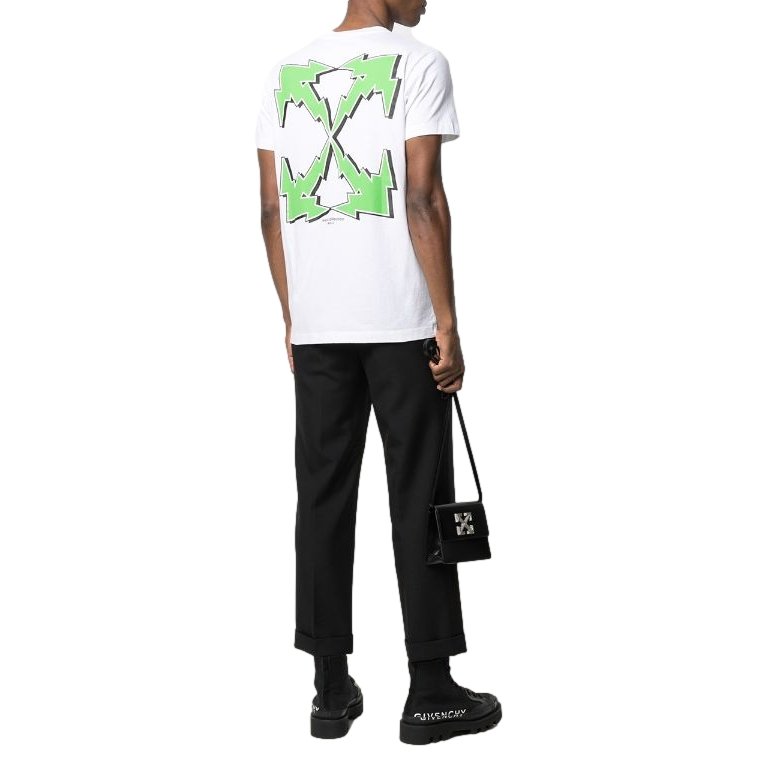 Off-White Bolt Arrows print T-shirt White – Leyouki