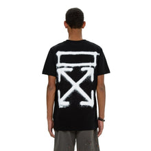 Load image into Gallery viewer, Off-White spray-print cotton T-shirt Black - Leyouki
